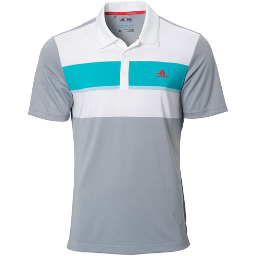 adidas mens climacool engineered block polo