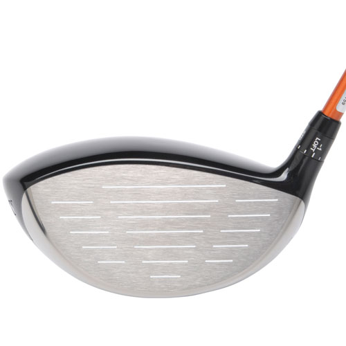 Close up of club face