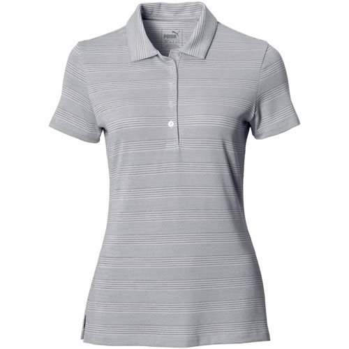 Puma Womens Heather Stripe Polo