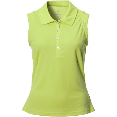 Ggblue Womens Leah Solid Basic Sleeveless Polo