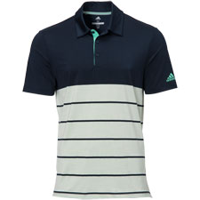 Image of adidas Men's Ultimate Heather Stripe Golf Polo