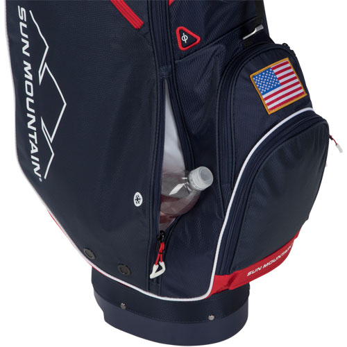 Nine Zippered Pockets