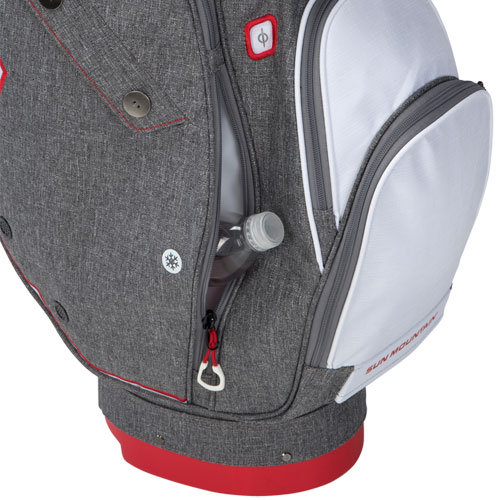 Eight Zippered Pockets