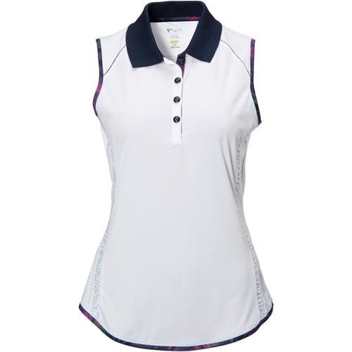 Greg Norman Womens Marina Sleeveless Polo