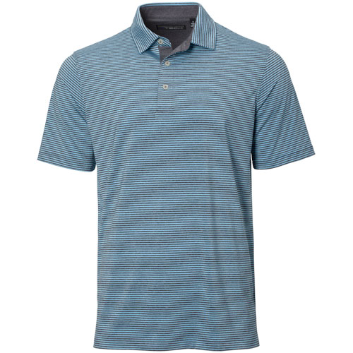 Carnoustie Mens Performance Tech Stripe Golf Polo | TGW.com