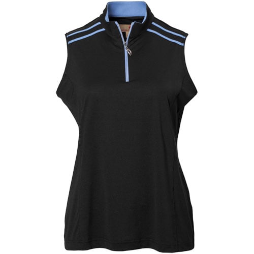 Sport Haley Womens Juliette Solid Sleeveless Polo