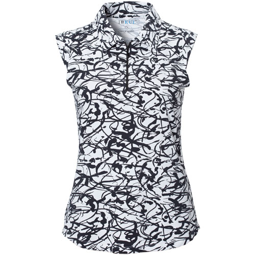 Icikuls Sport Womens Sleeveless Golf Polo