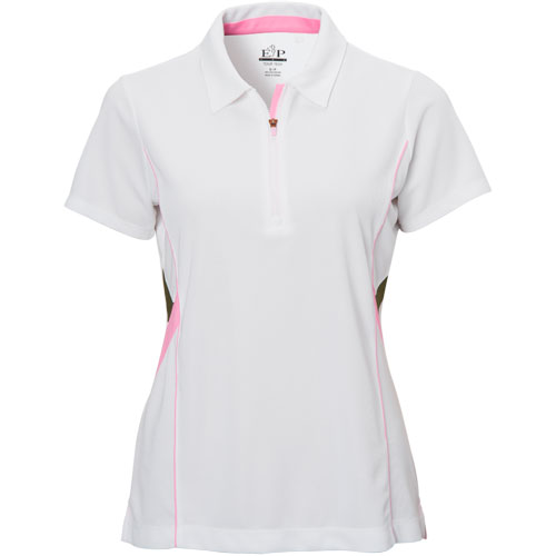 Ep Pro Womens Jacquard 1/4 Zip Polo