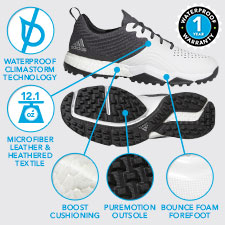 adidas mens adipower s 4orged spikeless shoes