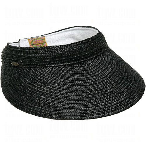 Dorfman Pacific Ladies Scala Braided Straw Visors