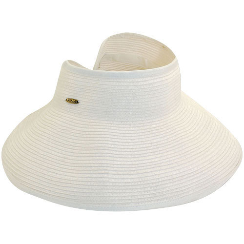 Dorfman Pacific Ladies Scala Paper Braid Visors