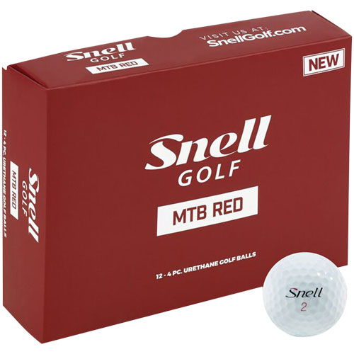 Snell Golf MTB Red Golf Balls
