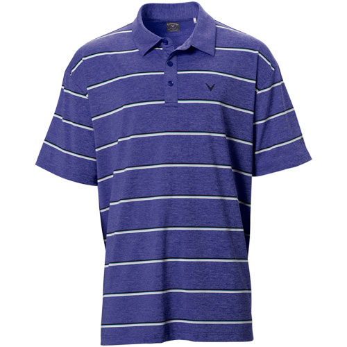 Callaway Mens Big & Tall Roadmap Heather Stripe Polo | TGW.com