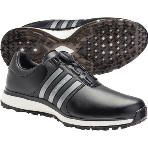 mens black adidas golf shoes