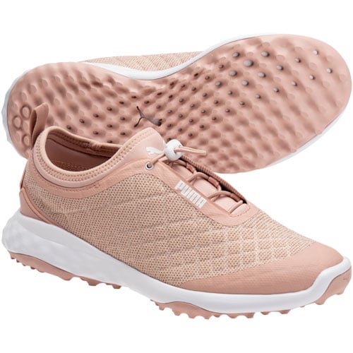 puma pink sport shoes