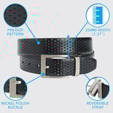 TGW Men's Players Perforated Reversible Belt | TGW.com