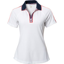 Greg Norman Womens Valeria Sleeveless Tulip Neck