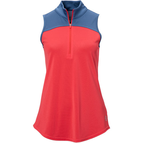 women's mock neck sleeveless tops