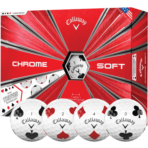 Callaway 2019 chrome soft truvis suits golf balls clearance