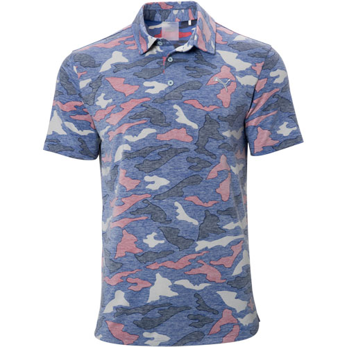 puma evoknit camo polo