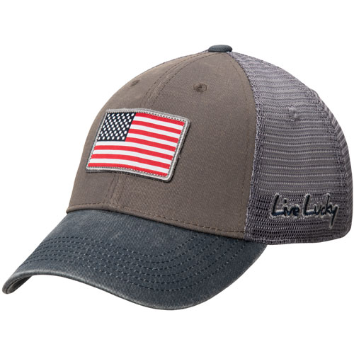 Black Clover USA Flag Patch Mesh Golf Hat | TGW.com