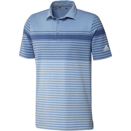 Adidas men's ultimate365 engineered heather golf polo clearance