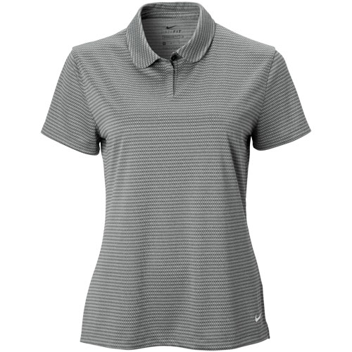 grey nike golf polo