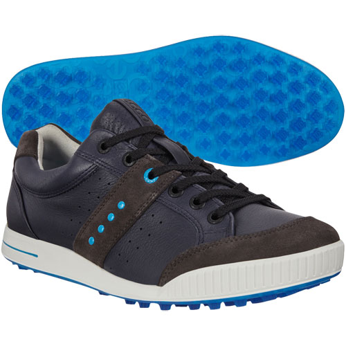 ecco mens blue shoes