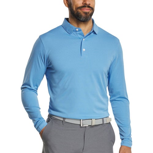 FootJoy Men's Long Sleeve Sun Protection Golf Polo | TGW.com