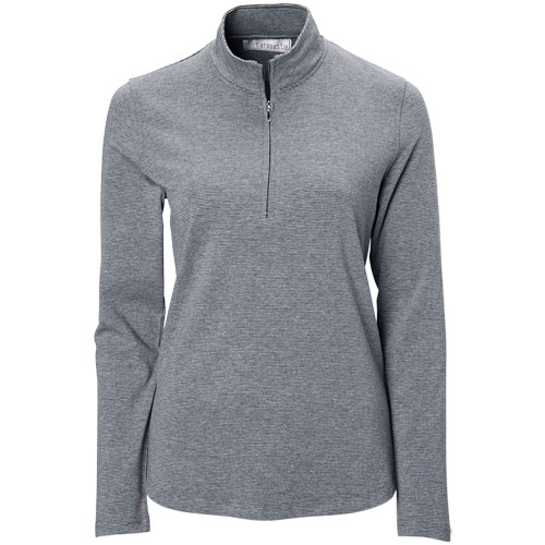Carnoustie Women's 1/4 Zip Camo Mock Golf Pullover