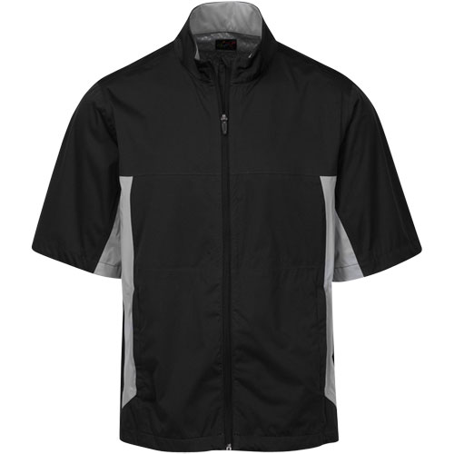 mens short sleeve golf rain jacket
