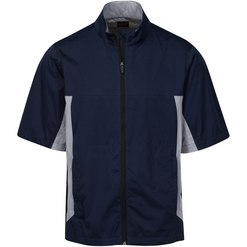 Greg Norman Men's Weatherknit Short Sleeve Golf Rain Jacket