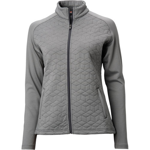 FootJoy Women's Quilted Mini Stripe Hybrid Full Zip Golf Jacket