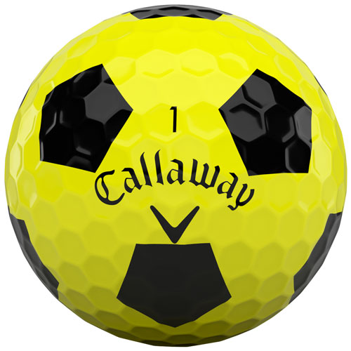 Callaway 2020 Chrome Soft Truvis Play Yellow Golf Balls