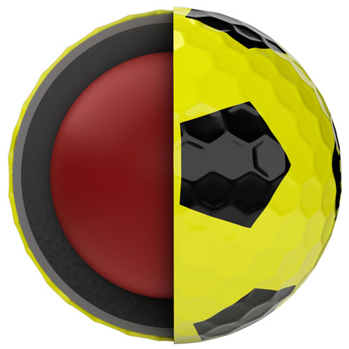 Callaway 2020 Chrome Soft Truvis Play Yellow Golf Balls