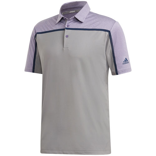 adidas men's ultimate365 colorblock golf polo