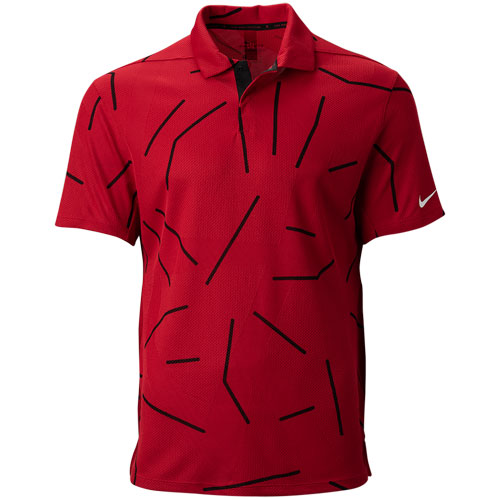 nike men's tiger woods vapor stripe golf polo