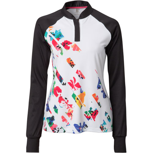 EP Pro Women's Multi Print 1/4 Zip Golf Pullover