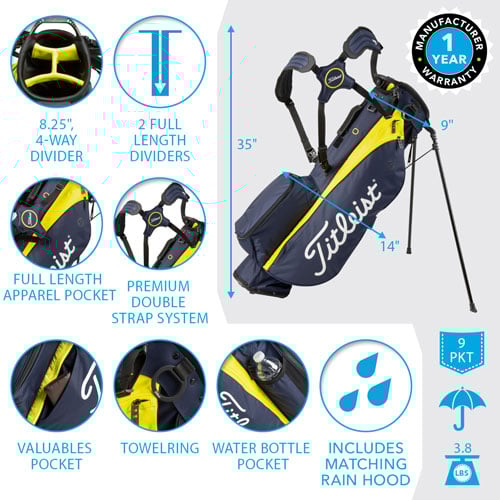 Image for Titleist 2021 Players 4 Golf Stand Bag from TGW.com