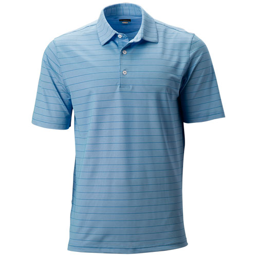 Greg Norman Men's Freedom Micro Pique Stripe Golf Polo