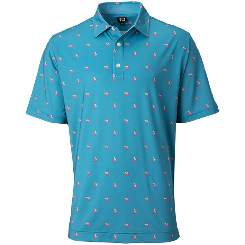 FootJoy Men's Lisle Cocktail Print Golf Polo | TGW.com