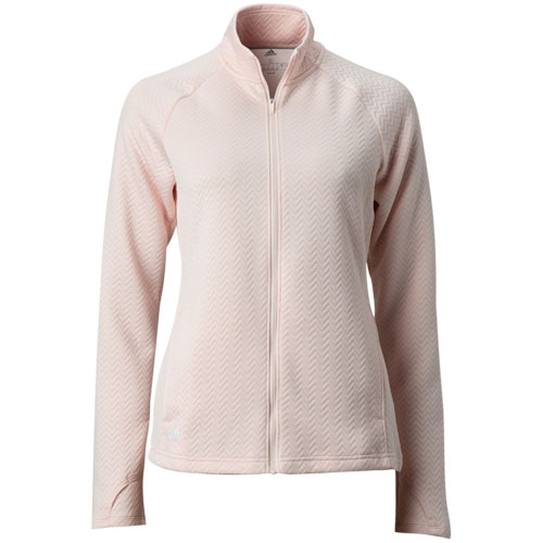adidas Women's Textured Full Zip Golf Jacket