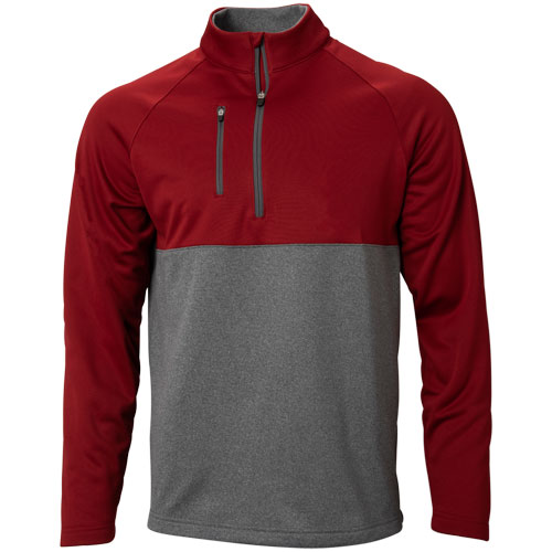 TGW Men's Mid Weight Heather Colorblock Golf Pullover