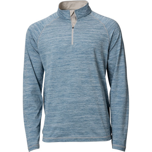 TGW Men's Heather Lightweight Raglan 1/4 Zip Golf Pullover