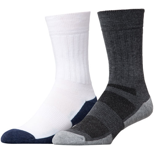 PGA Tour Men's Performance Crew 2Pack Golf Socks