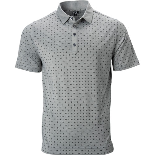 FootJoy Men's ProDry Performance Lisle Deco Print Golf Polo