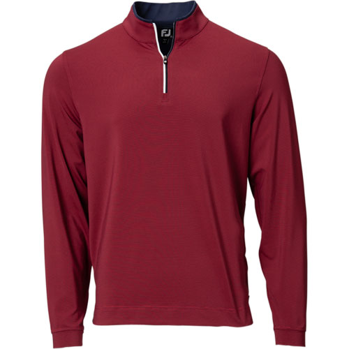 FootJoy Men's Lightweight Striped Golf Pullover