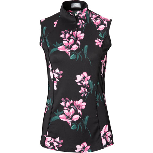 Callaway Women's Sleeveless Floral Golf Polo