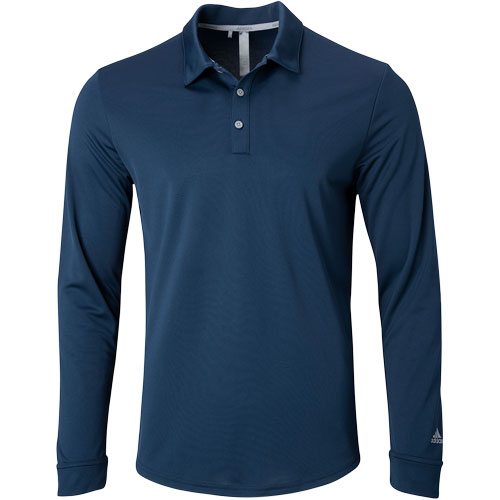 adidas Men's UPF Long Sleeve Golf Polo