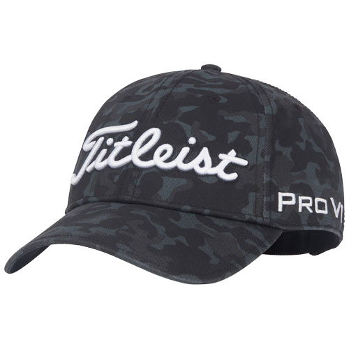 Titleist Black Camo Collection Tour Cotton Golf Hat